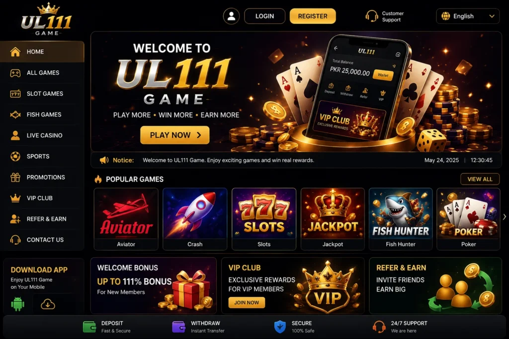 UL111 Online Gaming Platform